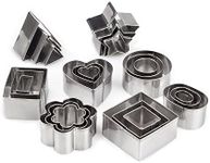 Mini Metal Cookie Cutters Set - 24 