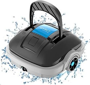 WYBOT Osprey 200Max Cordless Pool Cleaner, 100mins Runtime, Strong Suction, Fast Charging, Pool Vacumm with Above Ground/Inground Flat Bottom Pools up to 80㎡,Deep Grey