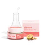 biocule Glow Lip Scrub Balm for Glowing Pink Lips | Exfoliates & Heals Dry, Chapped & Dark Lips | with Glabridin, Omega & Vitamin E from Licorice & Olive | Peppermint Flavor | 100% Natural, 12g