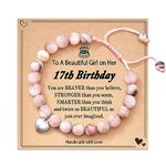 FYUKISS Birthday Gifts for Girls, 17 Year Old Girl Gift Ideas, Sweet 17 Birthday Bracelet Decorations Gifts for Sister Daughter Granddaughter