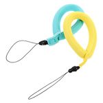 MILISTEN Camera Float Strap 2pcs Camera Float Float Strap Floating Wristband Hand Grip Lanyard for Underwater Camera and Life Case Yellow and Blue Floating Wrist Strap