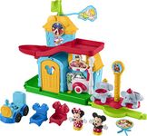 Fisher-Price Little People Toddler Toy Disney Mickey & Friends Playset with Sounds & Phrases for Pretend Play Kids Ages 18+ Months