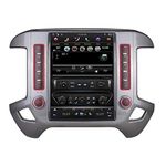 FLYUNICE 12.1'' Tesla Style 4G RAM Android 9.0 Car Stereo Radio Head Unit for Chevy Silverado GMC Sierra 2014 2015 2016 2017 2018 GPS Navigation WiFi Carplay DSP Sound (for OEM 7'' Screen)