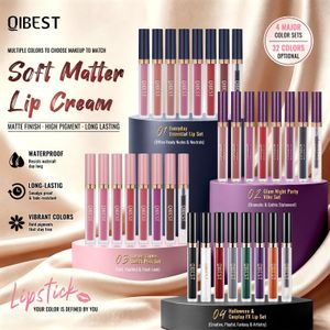 Matte Liquid Lipstick & Lip Plumper Set – 7 Colors, Long-Lasting Waterproof Gift for Women
