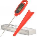 Lavatools PT18 Professional Commercial 4.5" Ambidextrous Backlit Digital Instant Read Meat Thermometer for Kitchen, Food Cooking, Grill, BBQ, Smoker, Candy, Home Brewing, and Oil Deep Frying