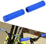 (Dark Bue) Road Mountain Bike Scooter Bicycle Handle bar Silicone Grips for BMX MTB Cycle