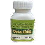 Osta Heal Cissus Quadrangularis Linn & Withania Somnifera Extract Capsules for Fracture Healing, Bone Strength & Joint Care, 30 Capsules (Pack of 1)