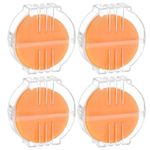 HARFINGTON 4pcs Beeswax Thread Conditioners Thread Wax Block with Plastic Box for Quilting Sewing, Embroidery Wax Sewing Supplies, Golden