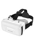 TECKNET VR Headset for Phone, Virtual Reality Headsets with HD 110°FOV Anti-Blue Light Lenses & Adjustable Gears, 3D VR Headset for Kids Compatible iPhone Samsung Android 4.7-7.2"