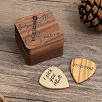 Personalized Wooden Guitar Picks wi