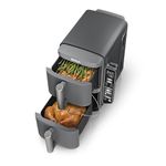 Ninja DoubleStack Smart XL 2-Basket Air Fryer, Smart Cook System, Leave-in Thermometer, DoubleStack Technology, Space Saving Design, 10 QT, 6-in-1, Smart Finish & Match Cook, Air Fry