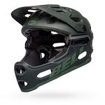 Bell Super 3R MIPS MTB Helmet 2021: Solid Matte Green M 55-59cm