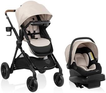 Evenflo Pivot Xpand NXT Travel System featuring LiteMax NXT Infant Car Seat - Canyon Beige