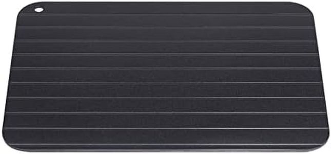 Defrosting Tray Aluminum Fast Thawing Board 23x16.5cm Reusable Food Safe Meat Defroster for Kitchen