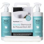 Furniture Clinic Mould Removal & Prevention Kit - Mould Remover Spray for Cleaning of Bathroom Walls, Shower Tiles, Ceilings - With Anti Mould Spray for Mould Spore Removal and Prevention of Regrowth