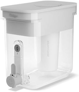 Culligan with ZeroWater Technology 22-Cup Water Filter Dispenser – Includes 5-Stage Advanced Water Filter, Certified to Reduce Lead, Total PFAS (Forever Chemicals), Mercury, Fluoride, and Chlorine