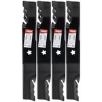 4PK Oregon 21" G5 Gator Mulching Hi-Lift Blades for Craftsman LT1000 LT2000 DY4500 134149 422719 532134149 777134149