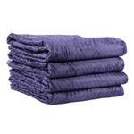 US Cargo Control 85 lb/Dozen, 80"x72" Large Heavy Duty Moving Blanket, MBMEGA85 Mega Mover, 4-Pack