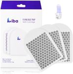 LiBa 3 Pack Glue Card Refill for LiBa Flying Insect Trap, Fruit Fly Traps for Indoors, Gnat Traps for House Bug Light Trap Indoor Replacement Glue Boards