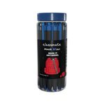Classmate Hook- Blue & Black Ball Pens (Pack of 25) |Smooth & Fast Writing Ball Pens|Unique Griper for Writing Comfort|Attractive Body Design for Boys & Girls|School & Office Stationery