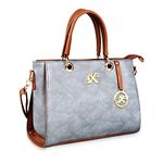 Speed X Fashion Women's/Girls Handbag (Grey)