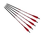 Barnett Outdoors Carbon Crossbow 20-Inch Arrows with Field Points (5 Pack)