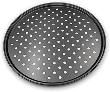 Pizza Pan for Oven, 12 inch Nonstick Pizza Pans, Carbon Steel Pizza Pan with Holes, Pizza Baking Pan for Oven Baking Supplies, for Home Baking Kitchen Oven Restaurant