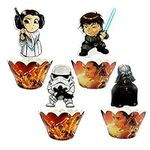 12pc Star wars Cupcake Topper and C
