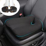 2024 Upgraded Car Seat Cushion Pad Foam Heightening Wedge,for Tailbone Pain Lower Back Pain Relief People Driving,Truck Seat Cushion for Office Chair