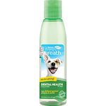 TropiClean Fresh Breath Dog Teeth Cleaning – Dog Dental Care for Bad Breath - Breath Freshener - Water Additive Mouthwash – Helps Remove Plaque Off Dogs Teeth, Original, 236ml