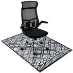 Office Chair Mat, 36”X48” Chair Mat,Desk Chair Mat,Prismatic Chair Mat for Hardwood Floor, Office Rug,Anti-Slip Floor Protectors for Chairs,Floor Mat for Office Chair,Machine Wash Chair Mats