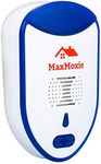 MaxMoxie Ultrasonic Pest Repeller Humane Mice Control Newest Electronic Insect Repellent Easiest Way to Reject Rodent Bed Bug Mosquito Rat Home Animal 2 Pack