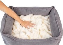 PetFusion [New] Calming Cuddler Dog Bed | Small, Medium | Promotes Natural Burrowing | Solid CertiPUR-US Memory Foam | Anti-Anxiety, Ultra-Cozy Loose Blanket