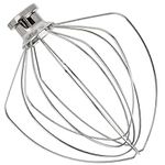 Wire Whip Stainless Steel for KitchenAid 6 Quart Bowl-Lift Stand Mixer, KN256WW 6-Wire Whisk Attachment, Balloon Whisk, Heavy Duty, Dishwasher Safe