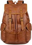 Leather 15.6 inch Laptop Backpack H