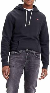 Levi's Men's Sweatshirt Hoodie, Mineral Black, XL