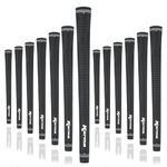 Karma Velour Black Midsize (+1/32") Golf Grips (13 Pack)