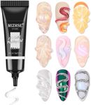 MIZHSE 3D Nail Gel Clear Nail Sculpting Gel for Nail Art 15g Molding Gel for Nails Gel Liner 3D Nail Art 5D Embossed Gel Candy Gel Nail Decoration Manicure Charms