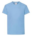 Fruit of the Loom Kids Original T Shirt - 21 Colours / Age 3-15 - Sky Blue - 78