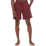 Calvin Klein Men's Standard Uv Protected Quick Dry Swim Trunk, Merlot, XX-Large