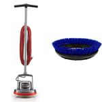 Oreck Commercial 550MC Orbiter Floor Machine + 12-Inch Crimped Polypropylene Scrub Brush