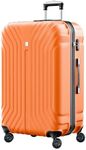 AnyZip Luggage Expandable PC ABS Durable Suitcase with Spinner Wheels TSA Lock Checked-Large 28 Inch Orange