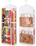 Joyful Moose Gift Wrapping paper organizer storage for Gift Bag Holder White