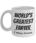 Funny Best Dad Coffee Mug, World's 