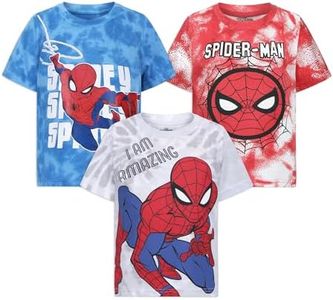 Marvel Boy's 3-Pack I Am Amazing Spider-Man Short Sleeve Graphic Tee Shirt Set