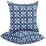 JMGBird Outdoor Pillows Waterproof Set of 2 Outdoor Throw Pillows with Insert Included 18×18 Inch Outdoor Pillows for Patio Furniture