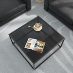 SAYGOER Black Glass Coffee Table Sm