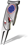 Craftsman Golf Shark Cool 4-in-1 Golf Divot Repair Tool - Bottle Opener - Ball Marker - Tee Holder