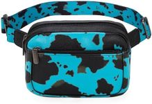 Montana West Cow Print Belt Bags for Women Fanny Pack Cross Body Waist Bag with Adjustable Strap