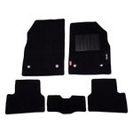 Elegant PP, Vinyl Carpet Car Floor Mat for Chevrolet Cruze Set of 5 Pcs (Cord Black)